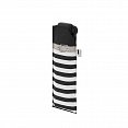 Doppler Mini Slim Carbonsteel DELIGHT - dámský plochý skládací deštník, černý složený