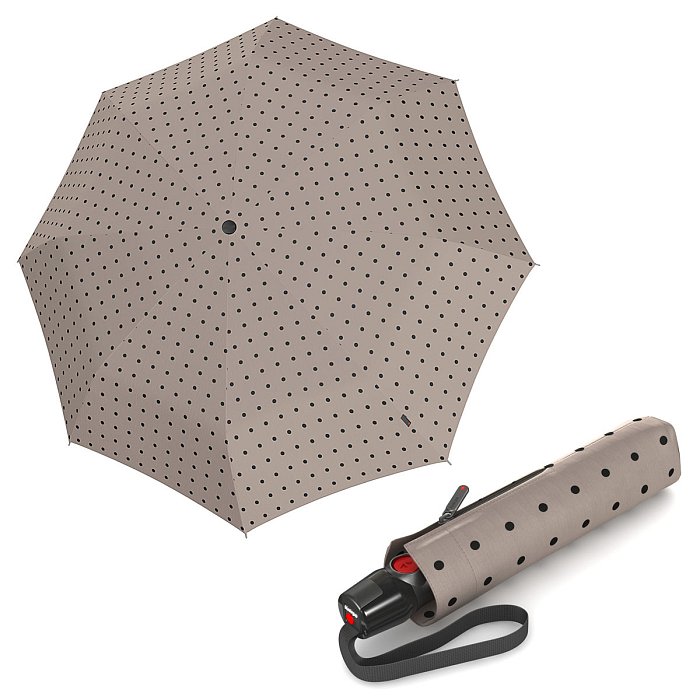 Knirps T.200 Medium Duomatic Kelly Taupe - dámský plně automatický deštník