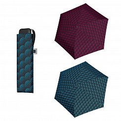 Doppler Mini Slim Carbonsteel TWISTER - dámský plochý skládací deštník