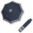 Doppler Mini Fiber TIMELESS - dámský skládací odlehčený deštník, bordura