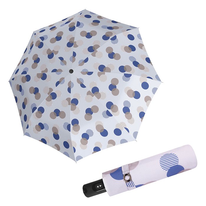 Doppler Magic Carbonsteel MOTION - dámský skládací plně-automatický deštník modrá