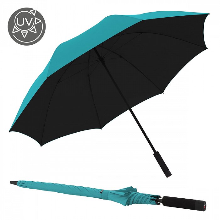 Knirps U.900 Ultra Light XXL Manual turquoise UV - unisex holový deštník