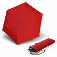 Knirps AS.050 Slim Small Manual - dámský skládací plochý deštník, červený