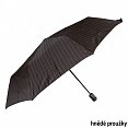 Pánský skládací deštník Magic Carbonsteel Doppler - hnědé  proužky