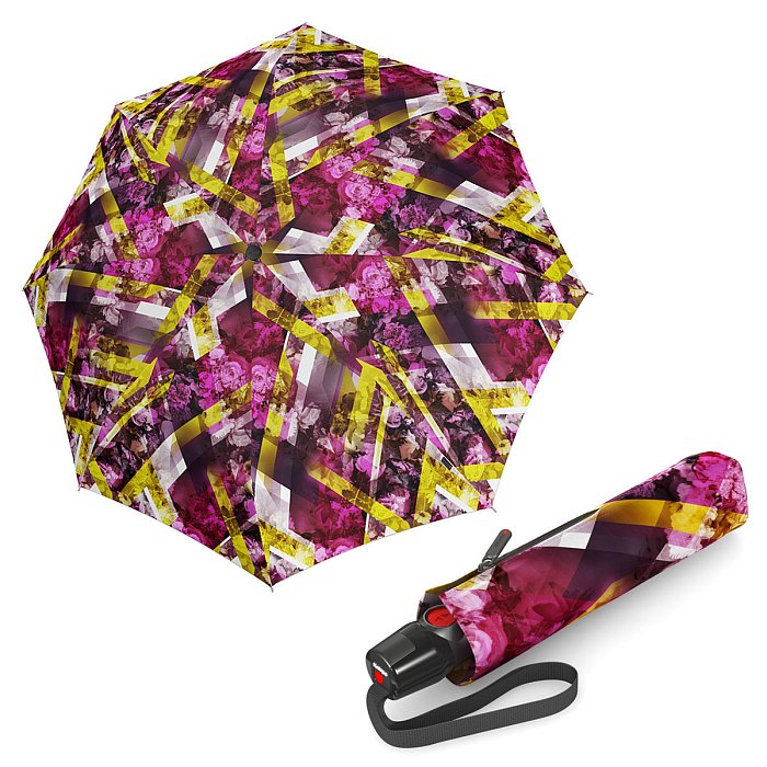 Knirps T.200 Medium Duomatic Smile - dámský plně automatický deštník