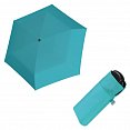 Doppler Handy Fiber 27 - dámský skládací mini deštník, tyrkysová