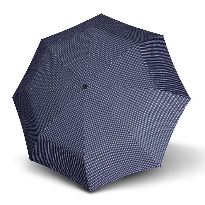 Doppler Mini Slim Carbonsteel CHIC - dámský plochý skládací deštník modrá