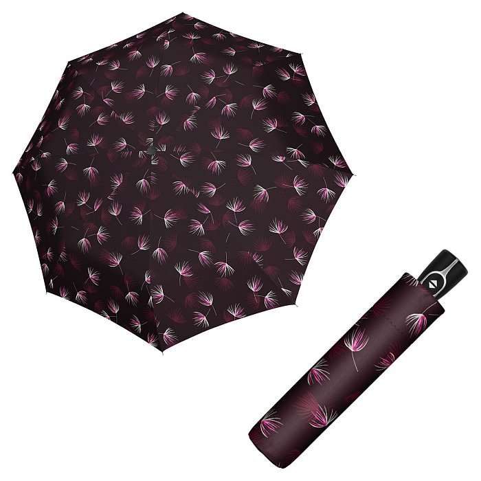Doppler Magic Fiber DESIRE - dámský skládací plně-automatický deštník, vínový