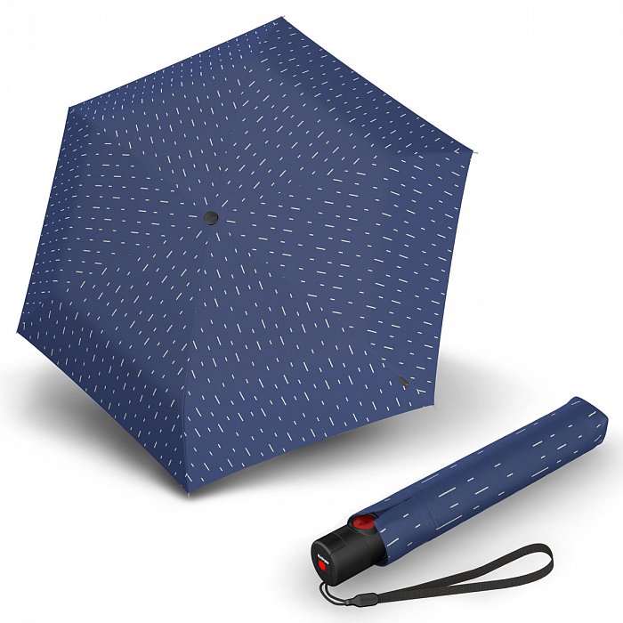 Knirps U.200 Medium Duomatic Rain Blue - plně automatický deštník