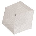 Doppler Mini Slim Carbonsteel MINIMALS - dámský plochý skládací deštník, béžový