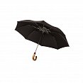 Knirps S.570 Large Automatic Black - pánský luxusní deštník, otevřený
