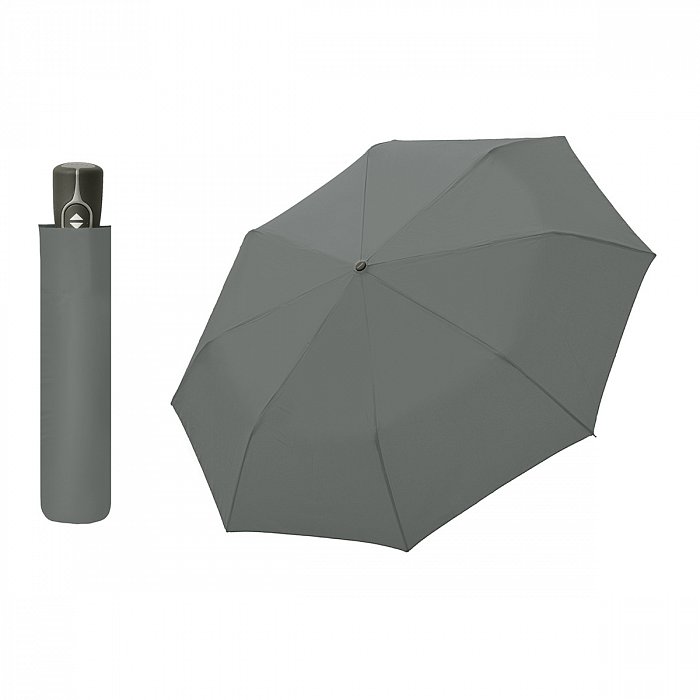 Doppler Magic Fiber šedý - dámský / pánský plně-automatický deštník