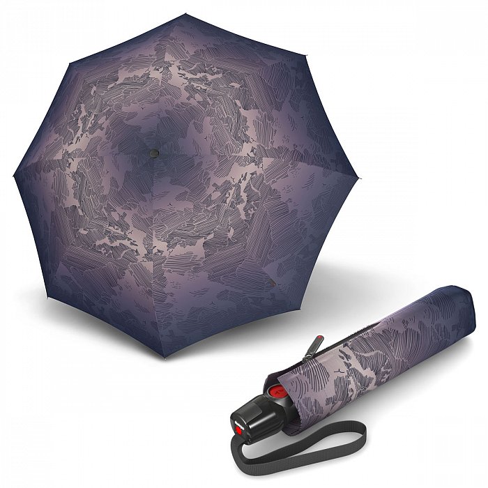 Knirps T.200 Medium Duomatic Miracle Earth - dámský plně-automatický deštník