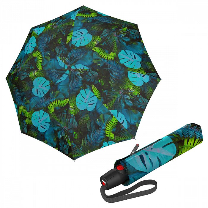 Knirps T.200 Medium Duomatic Utopia Indigo - dámský plně automatický deštník