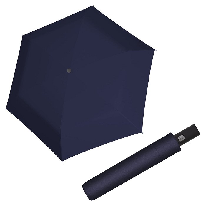 Doppler Smart Close - deštník s funkcí automatického zavírání, tmavě modrý