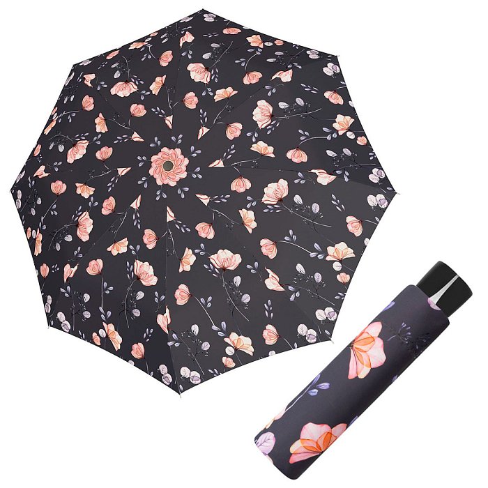 Doppler Mini Fiber Wildflowers - dámský skládací deštník