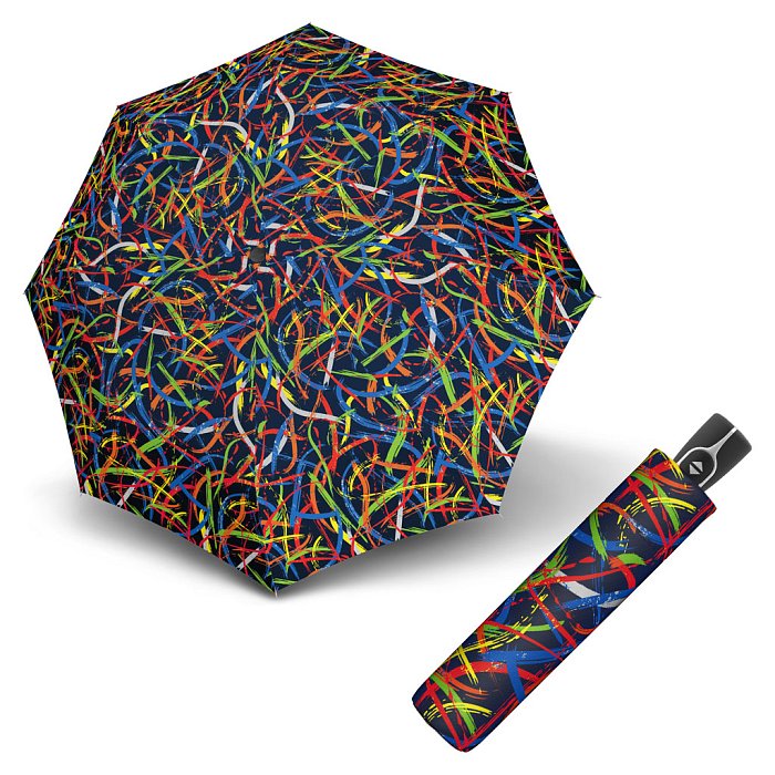 Doppler Magic Fiber EXPRESSION - dámský skládací plně-automatický deštník, vzor 2