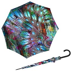 Doppler Fiber Flex AC Pavone - dámský holový vystřelovací deštník