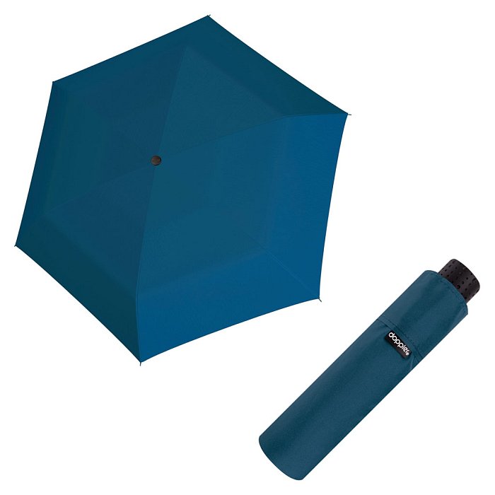 Doppler Havanna Fiber - dámský ultralehký mini deštník, tm. modrá
