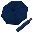 Sada deštník + skládací nákupní taška Doppler Magic Fiber tmavě modrý & Mini Maxi Shopper