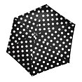 Reisenthel Pocket Mini Dots White - dámský skládací mini deštník