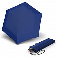 Knirps AS.050 Slim Small Manual - dámský skládací plochý deštník, modrý