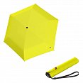 Knirps Ultra US.050 Slim Manual - dámský skládací manuální deštník, žlutý
