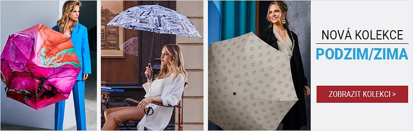 Nová kolekce deštníků podzim/zima 2022