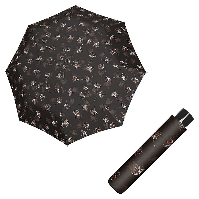 Doppler Mini Fiber DESIRE - dámský skládací odlehčený deštník, hnědý