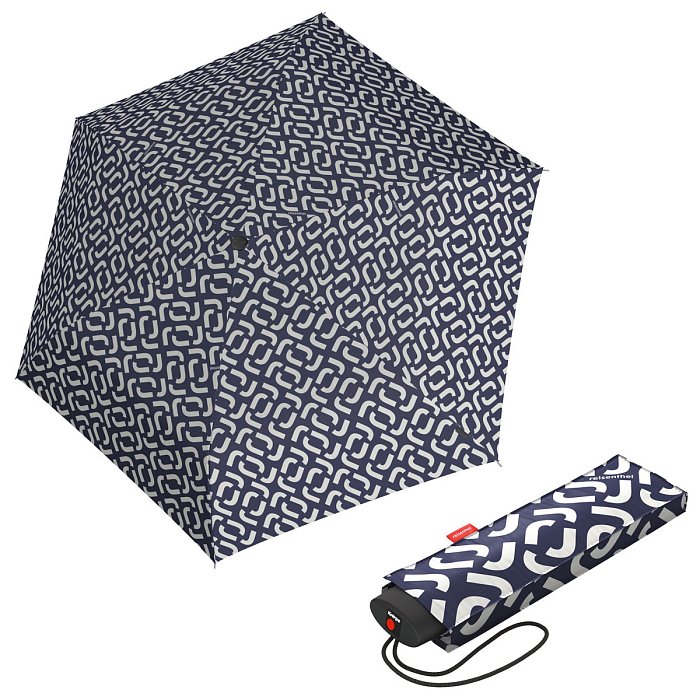 Reisenthel Pocket Mini Signature Navy - dámský skládací mini deštník