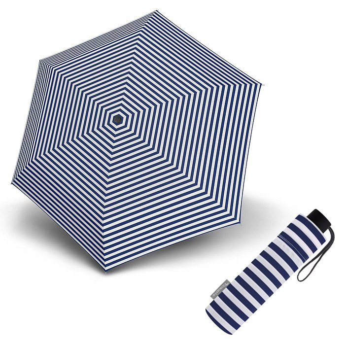 Tamaris Tambrella Light STRIPE - dámský ultralehký mini deštník modrá