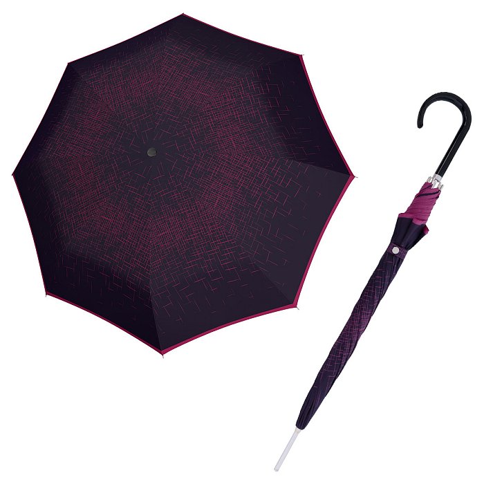 Doppler Long AC Carbonsteel PASSION - dámský holový deštník, fialový