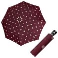 Doppler Magic Fiber TIMELESS RED - dámský plně-automatický deštník, puntíky