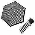 Doppler Mini Slim Carbonsteel DELIGHT - dámský plochý skládací deštník, černý