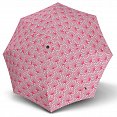Knirps T.200 Medium Duomatic Renature Pink - dámský plně automatický deštník, otevřený