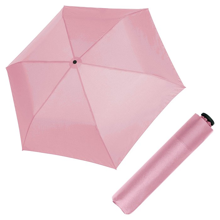 Doppler Zero99 - dámský skládací deštník, růžová
