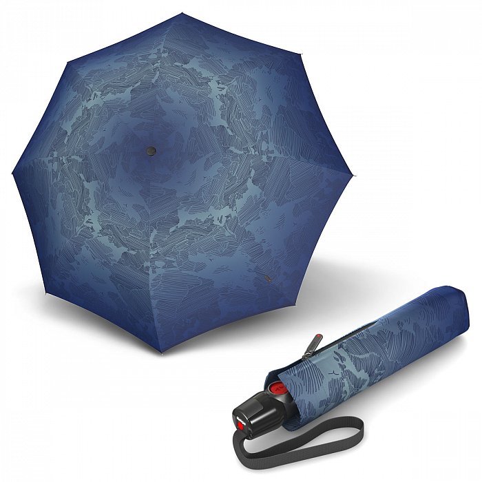 Knirps T.200 Medium Duomatic Miracle Sky - dámský plně-automatický deštník