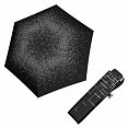 Doppler Mini Slim Carbonsteel PASSION - dámský plochý skládací deštník, černý