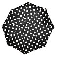 Reisenthel Pocket Classic Dots White - dámský skládací mini deštník