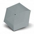 Doppler Mini Slim Carbonsteel - dámský plochý skládací deštník, šedý