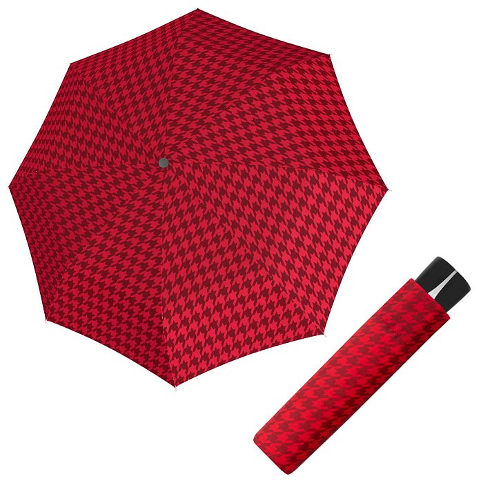 Doppler Mini Fiber DENVER - dámský skládací deštník, červený