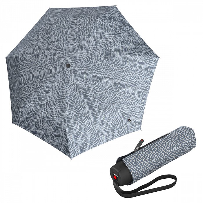 Knirps T.020 Small Manual Nuno Ishidatami Sky - dámský skládací mini deštník