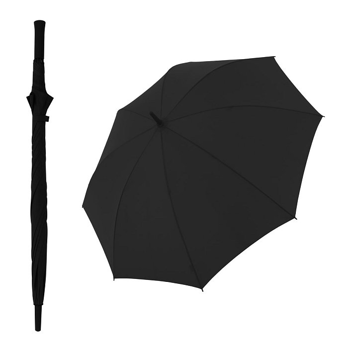 Doppler Zero Golf XXL - partnerský holový odlehčený deštník černá