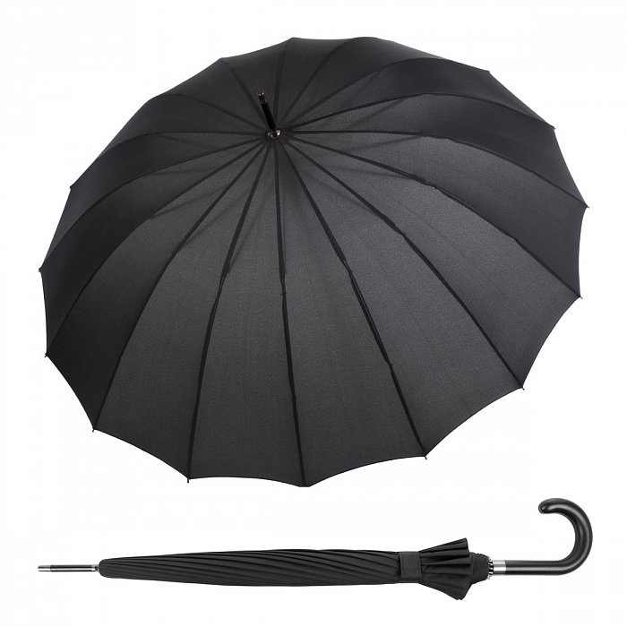 Doppler Liverpool AC černý - pánský holový vystřelovací deštník