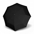 Knirps T.903 Extra Long Automatic Black - pánský černý holový deštník otevřený