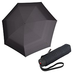 Knirps T.020 Small Manual Focus Black - dámský skládací mini deštník