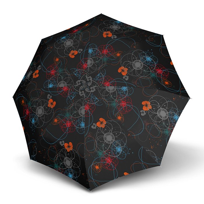 Doppler Magic Fiber BARCELONA - dámský skládací plně-automatický deštník černá