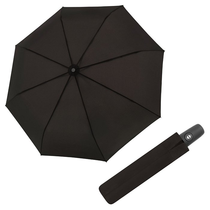 DERBY Hit Magic černý - dámský/pánský plně automatický deštník