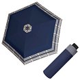 Doppler Havanna Fiber TIMELESS BLUE - dámský ultralehký mini deštník, bordura
