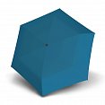 Doppler Mini Slim Carbonsteel - dámský plochý skládací deštník, modrý